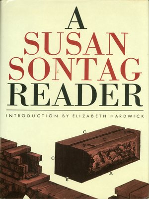 cover image of A Susan Sontag Reader